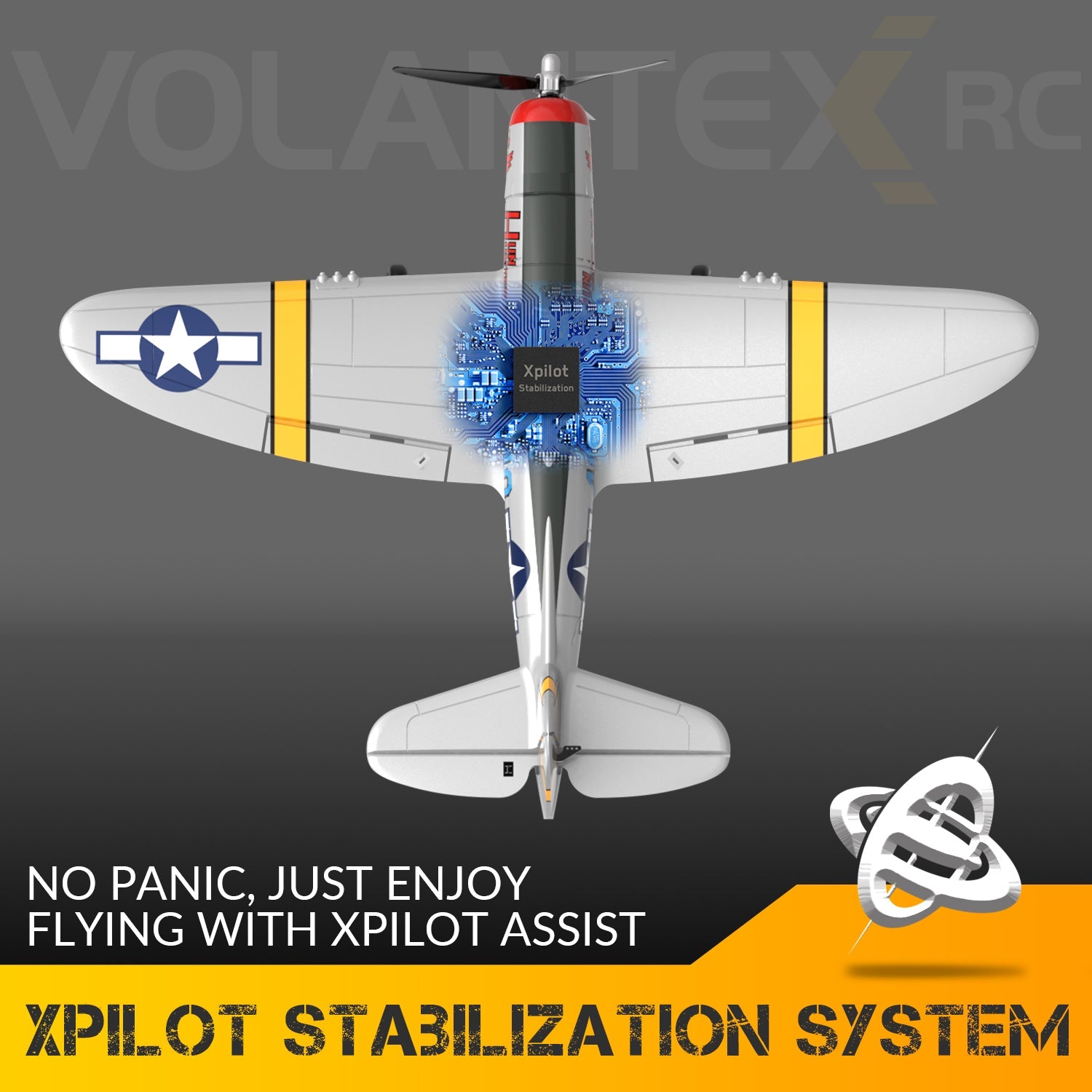 VOLANTEXRC P47 Thunderbolt (76116) PNP without Radio, Battery & Charger-EXHOBBY LIMITED.