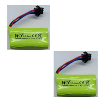 2 batteries li-po 7.4V-500MAH pour C8815 Willys Jeep 1/10