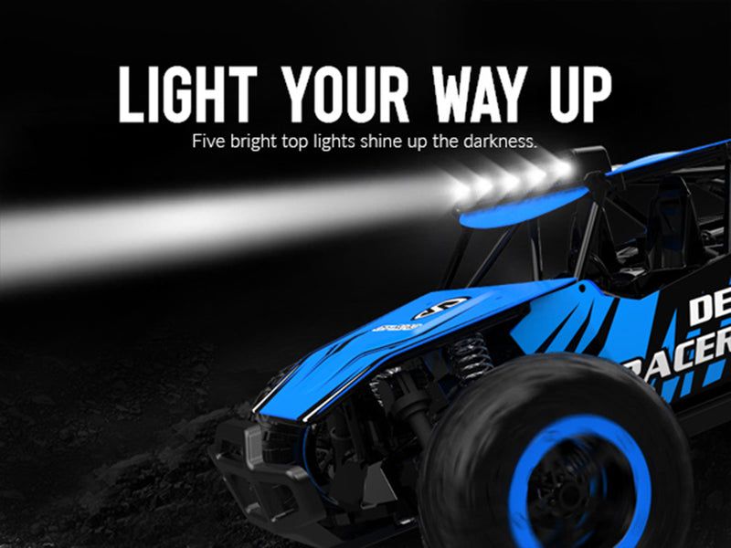 Racent Racer Rock Crawler Desert Racer télécommandé tout-terrain à l'échelle 1:16