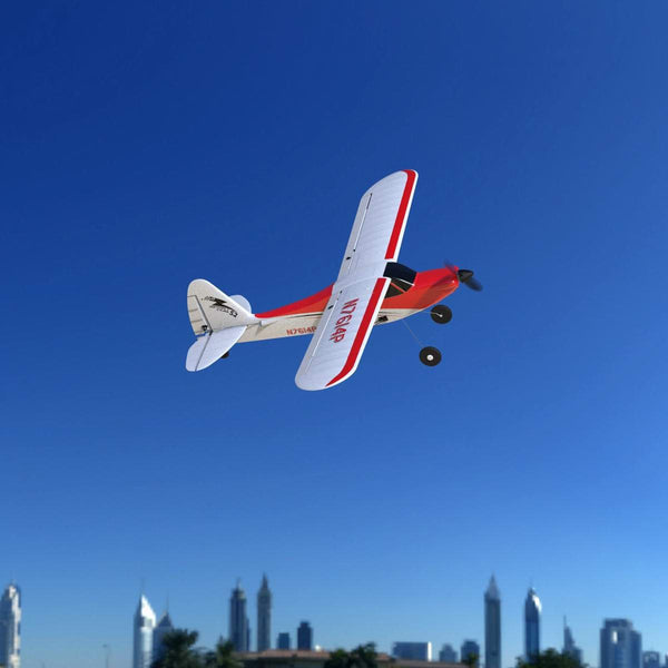 VOLANTEXRC Sport Cub 500 4Ch RC Trainer Airplane w- 6-Axis Gyro One-key Aerobatic Park flyer (761-4)PNP.