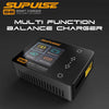 SUPULSE S6 Balance Charger Discharger for 1S-6S LiPo Battery NiMH/NiCD/Li-PO/Li-Fe/Pb with Power Supply - EXHOBBY