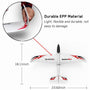 VOLANTEXRC Ranger600 RC Glider w- Xpilot Stabilizer and One Key U-turn for Kids (761-2) PNP.