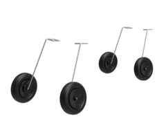 2pcs Front Landing Gear for RC Airplane BF 109, Spitfire, P40, Zero, P47,F4U Corsair