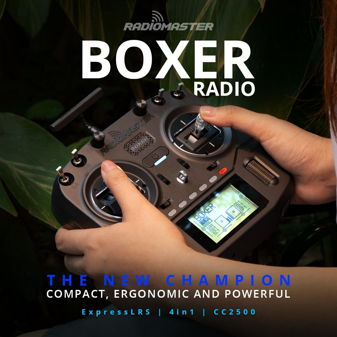 RadioMaster Boxer 2.4G 16ch Hall Gimbals Transmitter
