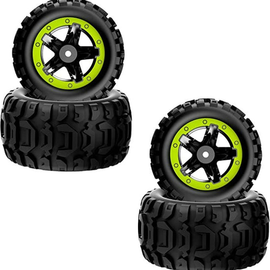 4 Pieces Truck Wheels for RC Truck Crossy 1/16 (RED).