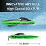 ATOMIC SR85 56mph Super High Speed Boat with Auto Roll Back Function and All Metal Hardwares (798-3) ARTR EXHOBBY.