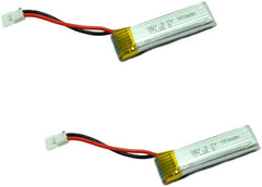 2pcs 3.7V 180mAh Lipo Rechargeable Battery for RC Airplane 761-1 Trainstar Mini
